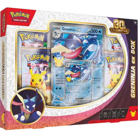 30th CELEBRATION GRENINJA EX BOX POKEMON TRADING CARD GAME