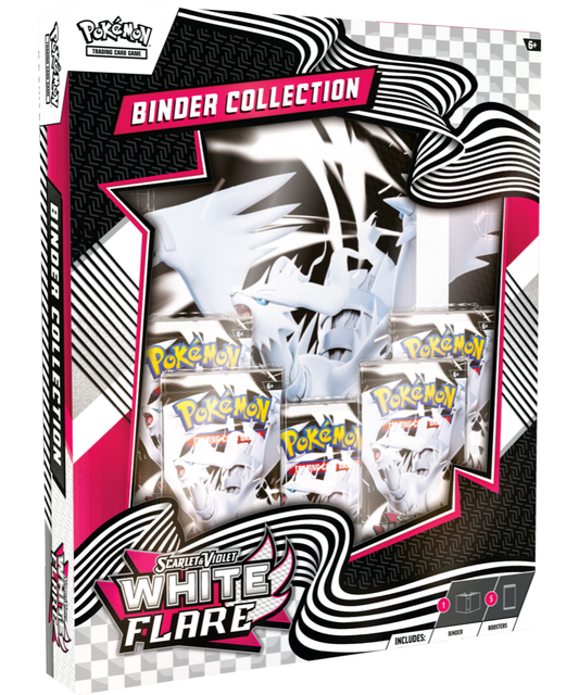 WHITE FLARE BINDER COLLECTION POKEMON TRADING CARD GAME