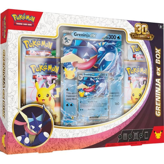 30th CELEBRATION GRENINJA EX BOX POKEMON TRADING CARD GAME
