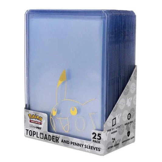 Ultra Pro - Pikachu Toploader and Penny Sleeves Combo pack (25ct)