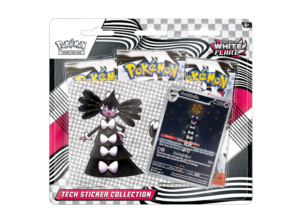 WHITE FLARE TECH STICKER COLLECTION POKEMON TRADING CARD GAME