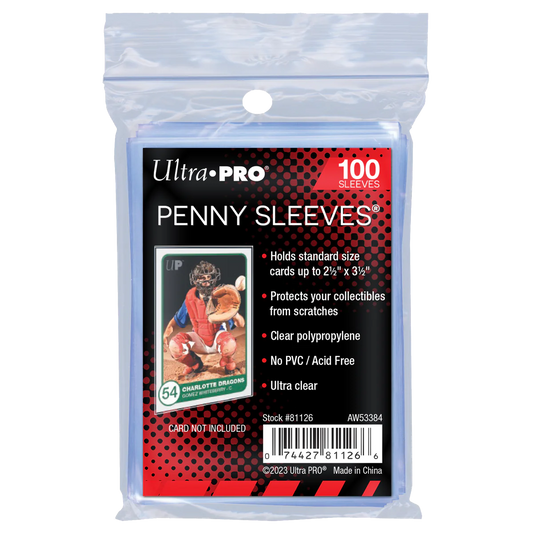 Ultra Pro - Standard Sleeves - Regular Soft Card (100 Sleeves)