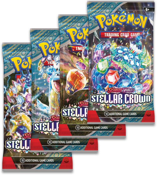 STELLAR CROWN BOOSTER PACK POKEMON TRADING CARD GAME