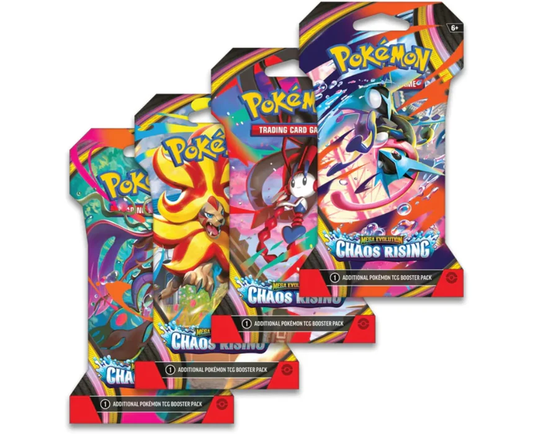 CHAOS RISING SLEEVED BOOSTER PACK POKEMON TRADING CARD GAME