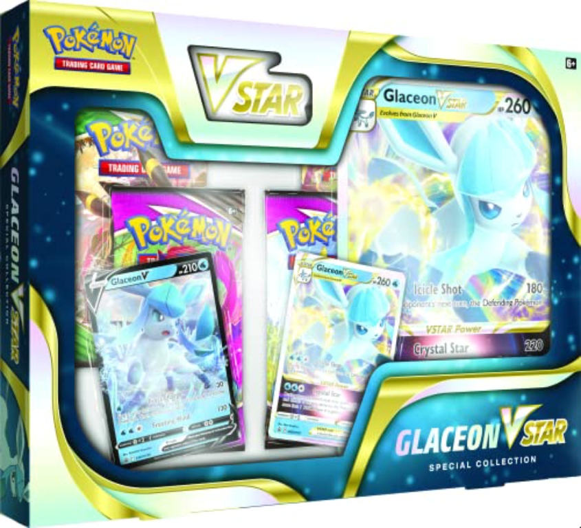 GLACEON VSTAR SPECIAL COLLECTION BOX POKEMON TRADING CARD GAME