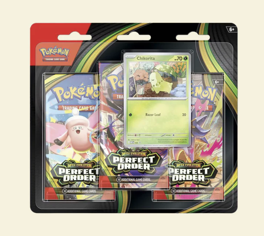 PERFECT ORDER 3 PACK BLISTER POKEMON TRADING CARD GAME