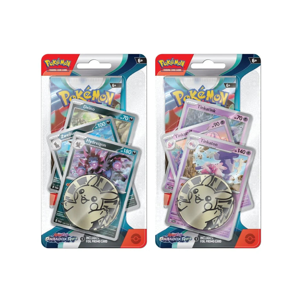 PARADOX RIFT PREMIUM CHECKLANE BLISTER POKEMON TRADING CARD GAME